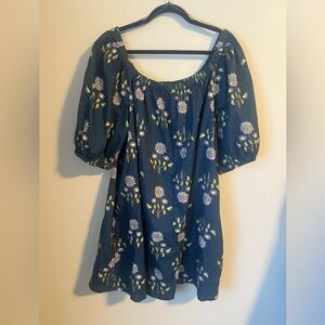 Old Navy Navy Floral Dress